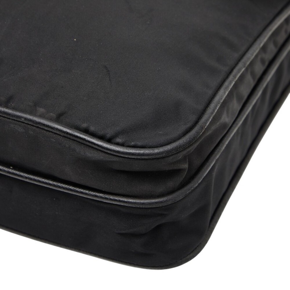 PRADA Black Leather Shoulder Bag - Picture 4 of 11